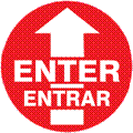 Enter/Entrar Bilingual Sign - TECH ED SAFETY